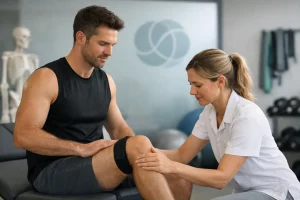 Rehabilitación deportiva con fisioterapia